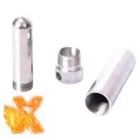 Poppers inhaler RVS met koord